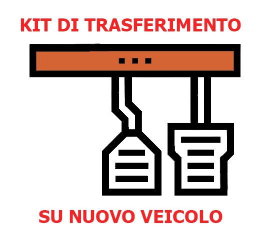 KIT DI TRASFERIMENTO VEICOLO FURGONI Freno + Acc. - Cod: DSDC 1.13LC